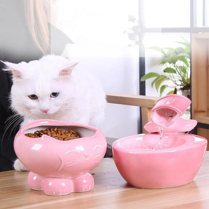 Новинка в форме головы кота миска для домашних животных кормушки для собак керамическая чаша столовые приборы в форме котов маленькие собаки кошки миски для воды товары для домашних животных