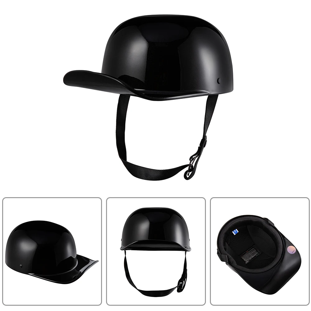 

Шлем мотоциклетный винтажный с открытым лицом для взрослых, мотоциклетный шлем в стиле ретро, для езды на мотоцикле, велосипеде