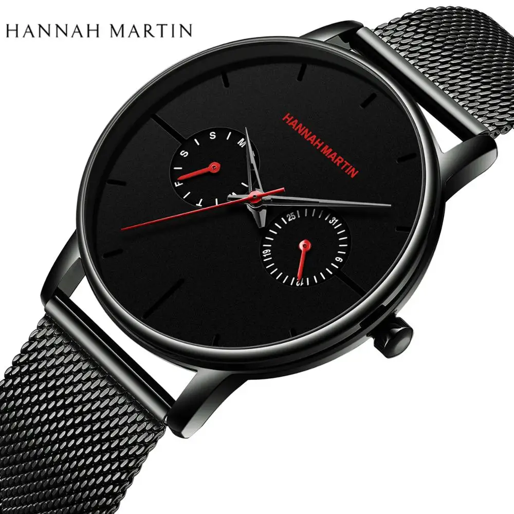New Simple Classic Multi-function Business Casual Owl Waterproof Wristwatch Male Quartz Top Brand Luxury Watches For Men