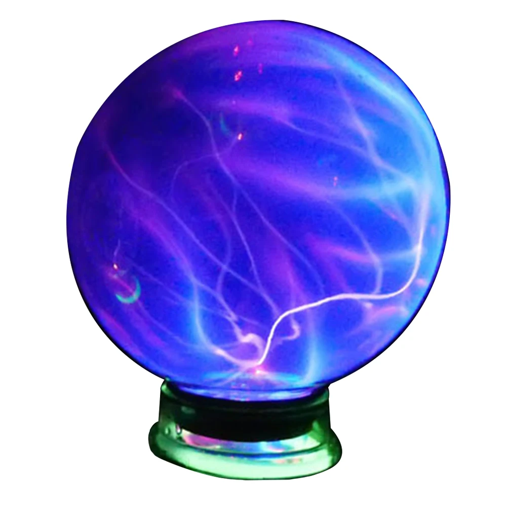 

Desktop Glass With Music Electrostatic Sphere Gifts Durable Kids Party Plasma Ball Magic Night Light Bulb Home Decoration