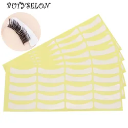 100 pairs Eyelash Extension paper Patches grafting lash Under Eye Pad Tips Sticker Natural Eyelashes Makeup Paper Adhesive Tape
