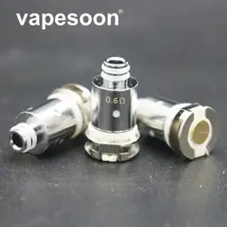 Vapesoon 5 шт. сменная катушка с 1.4ohm керамической катушкой и 0.6ohm сетчатая спираль для электронных сигарет pod kit fit Pod vape Kit