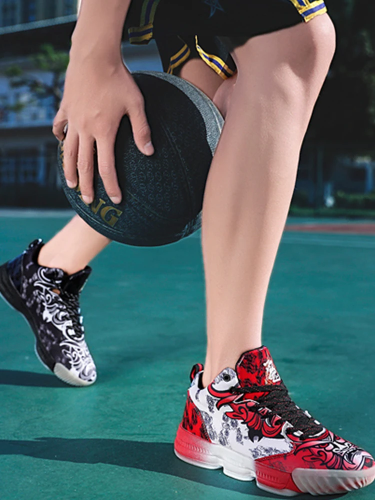 Большие size36-45, баскетбольные кроссовки, профессиональная Баскетбольная обувь, мужские спортивные кроссовки, Женская дышащая обувь с воздушной подушкой