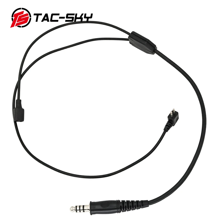 HEARINGTACTICAL Y line Connector & Kenwood PTT & Comtac Microphone for Peltor COMTAC Headsets Long HEARINGTACTICAL Y line Connector & Kenwood PTT & Comtac Microphone for Peltor COMTAC Headsets Long