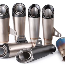 51 мм 60 мм универсальный глушитель выхлопной трубы мотоцикла стальная труба escape moto для gp проекта с DB killer gsxr 750 CBR10000 Z1000