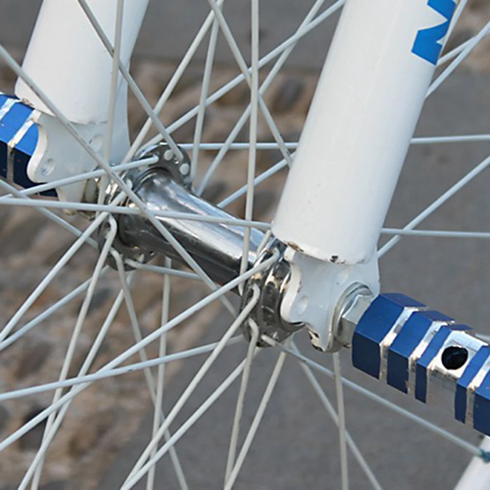 Высокое качество алюминиевый сплав MTB велосипед 1 пара велосипедная педаль Передняя Задняя ось подножки BMX подножка рычаг цилиндр Аксессуары для велосипеда