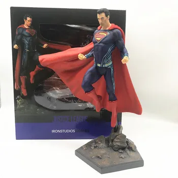 

In Stock New style 2019 Justice League SuperMan figure Statue Flying Model super man figure Collect toys Gift Brinquedos 25cm