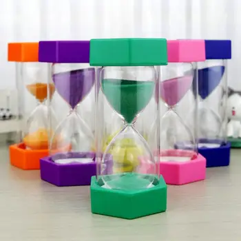5/10/15/20/30min Hourglass Sandglass Sand Clock Kitchen Timer Child Game Toy Creative hourglass student portable timer birthday 1