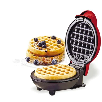 

Mini Waffle Machine Household Children's Breakfast Machine Portable Electric Cake Pan Light Food Machine