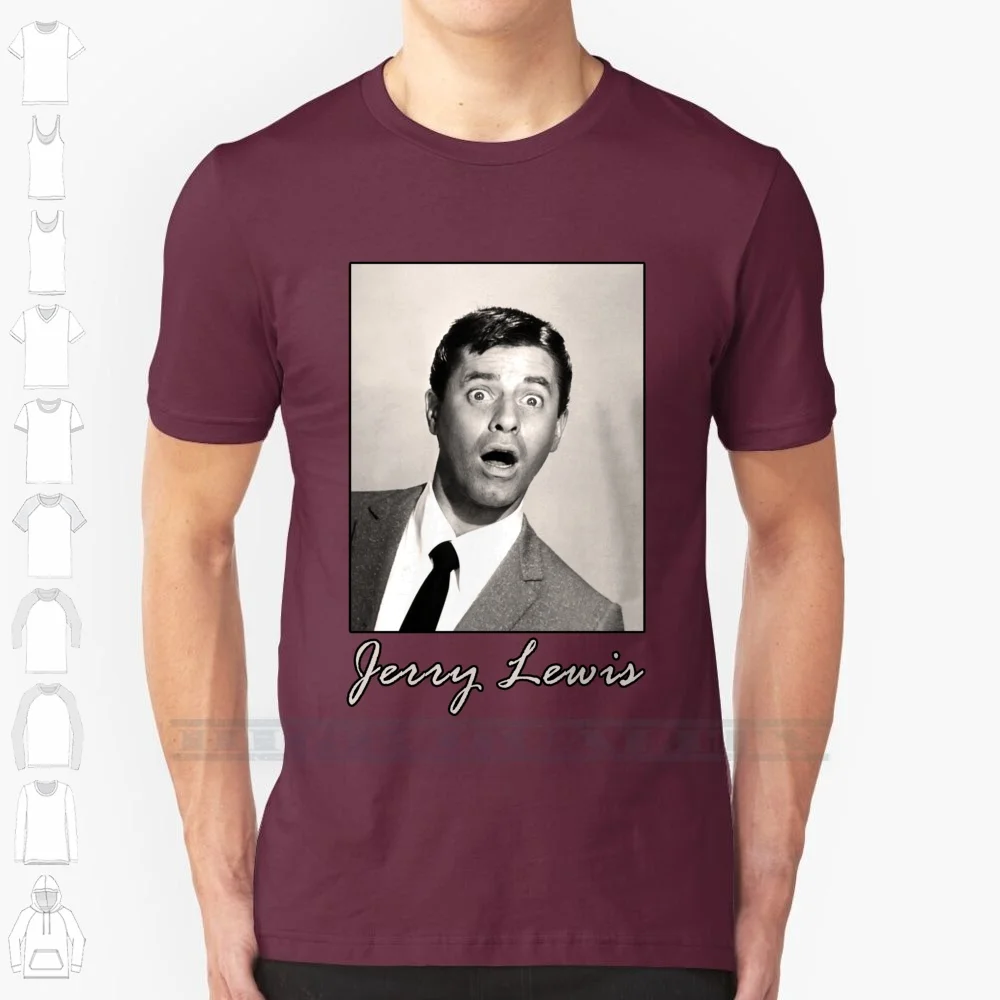 Jerry Lewis Newest Fashion Design Print Cotton T Shirt 6xl Big Size Comedy American Flag Humor Piano | Мужская одежда