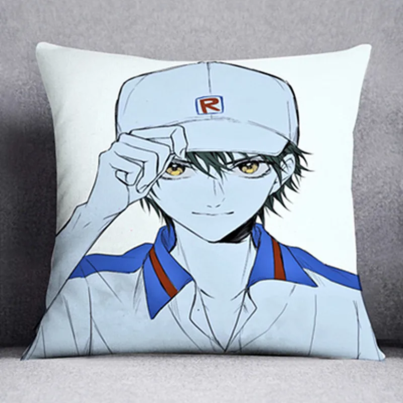 Декоративные подушки Amellor Prince of Tennis, 4 размера, мягкие квадратные двухсторонние Мультяшные подушки с принтом, подарки A192