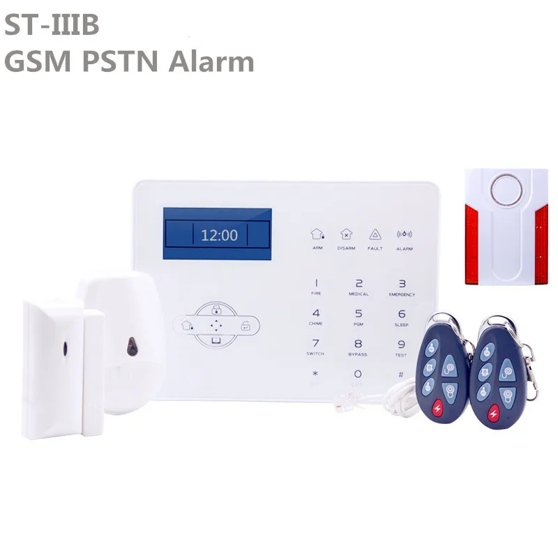 Беспроводная GSM-сигнализация с сенсорным экраном PSTN | Безопасность и защита