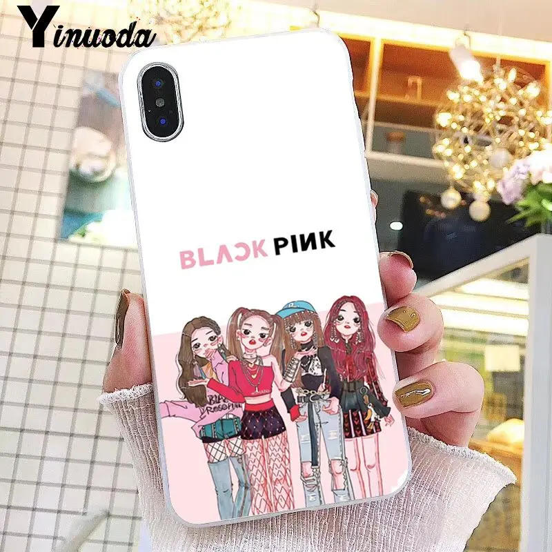 Yinuoda Blackpink kill this love KPOP Coque Shell чехол для телефона iPhone 8 7 6S Plus X XS MAX 5 5S SE XR 10 чехол 11 pro max - Цвет: A4