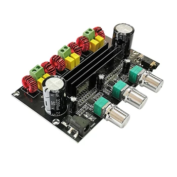 

KYYSLB 100W+2*50W 4ohm DC12-24V TPA3116D2 Digital High Amplifier Board Bluetooth 5.0 with AUX Interface Amplifier Board