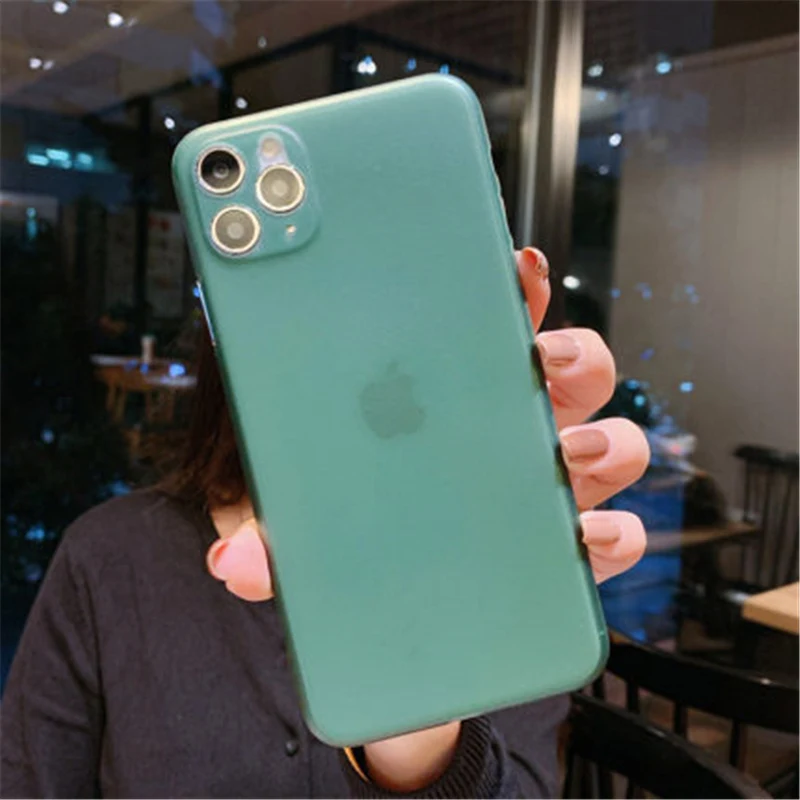 Lovebay Матовый Прозрачный чехол для iPhone 11 Pro X XS XR Max PC Ультратонкий простой 7 8 6 6s Plus 5 5S