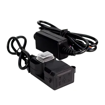 

2020 New 12V Dual USB Port Motorbike Motorcycle Handlebar Charger Waterproof Power Adapter Charger Socket Accessories #PY10