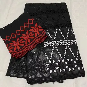 

5Yards Embroidery Bazin Riche Brode with Stones African Bazin Brocade Jacquard Fabric 2Yards Chiffon Lace 30