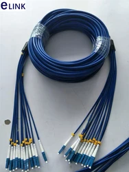 Cable de fibra óptica blindado, accesorio de 300mtr, 12 núcleos, SM SC, LC, FC, ST, APC, monomodo, 12C