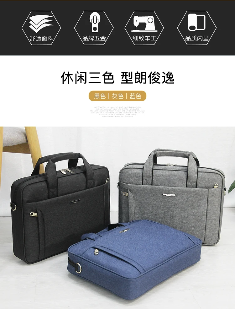 Новый дизайн, сумка для ноутбука, мужской деловой портфель, Повседневная сумка через плечо, мужская сумка, Оксфорд, водонепроницаемая