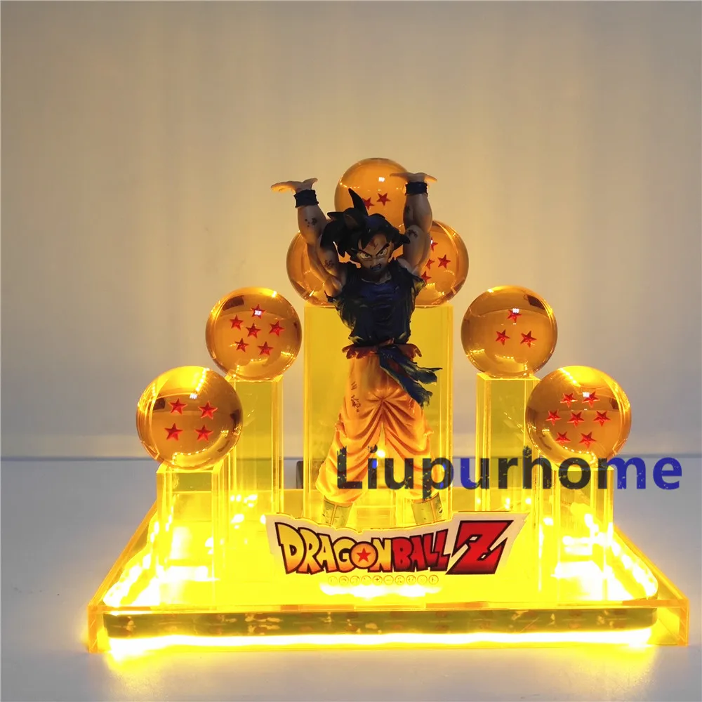 Dragon Ball Z Shenron светодиодный светильник хрустальный шар ночной Светильник Goku Dragon Ball креативный светильник ing настольная лампа Рождественское украшение для дома детский подарок