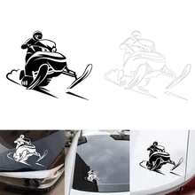 Aliexpress - Snowmobile Rider Vinyl Car Body Stickers Funny Trunk Vinyl Decal Car Styling Window Decor