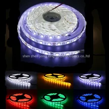 12 в 1 м 5 м SMD 5050 RGB белый водонепроницаемый 300 светодиодный гибкий 3м ленточный светильник