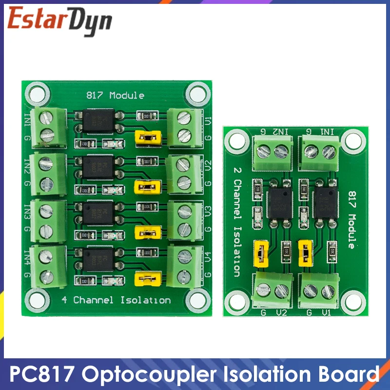 PC81724ChannelOptocouplerIsolationBoardVoltageConverterAdapter