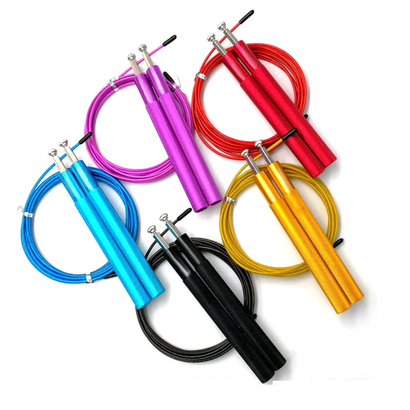 

NEW Steel Wire Skipping Skip Adjustable Jump Rope Crossfit Fitnesss Equimpment Exercise Workout 3 Meters