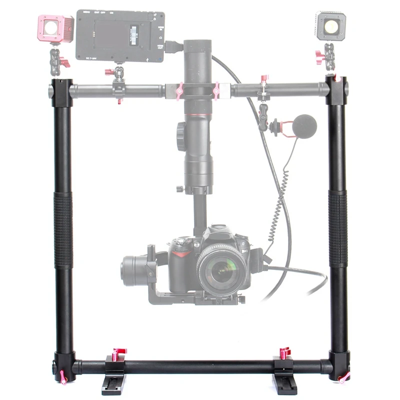 ABKT-Universal U-Type Dual Handle Grip Applicable With Ronin-S, Crane V2,Crane 2, Moza Air/Air Cross(25Mm Pipe
