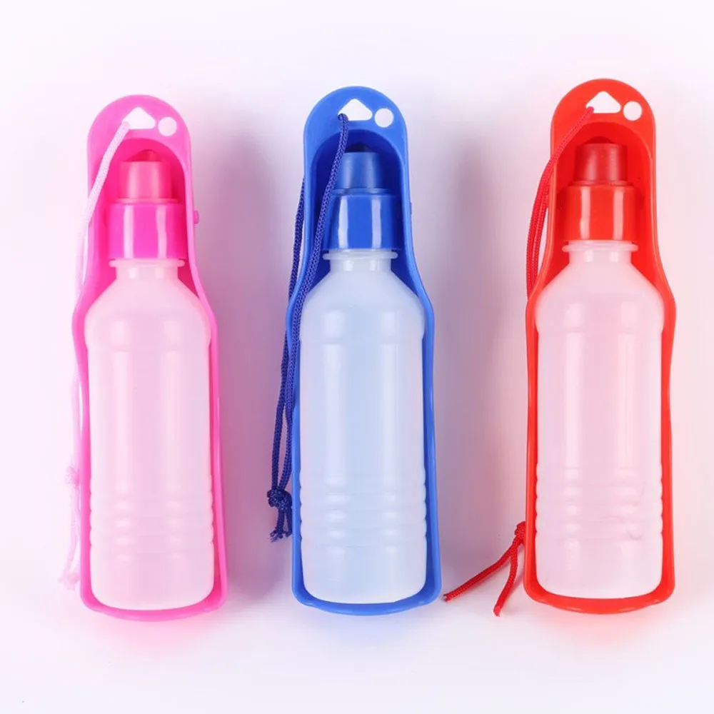 Хот-дог, Дорожная Спортивная бутылка для воды, одноцветная уличная бутылочка для питья домашних животных, портативная бутылка botella agua perros portatil# yl
