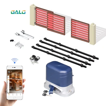 

Heavy duty Cantilever Timber & Steel Sliding Gate‘s Motor Opener Closer engine with 4M strong gear Nylon racks wifi controller