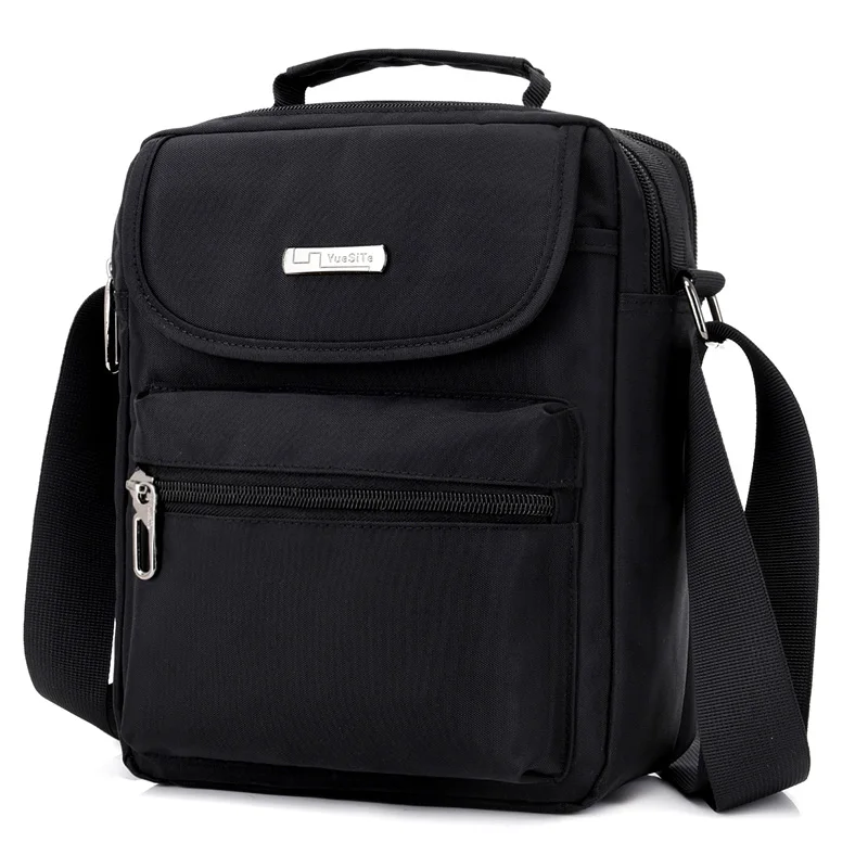 Новинка 2020 деловая мужская сумка портфель легкий ткань Оксфорд на плечо