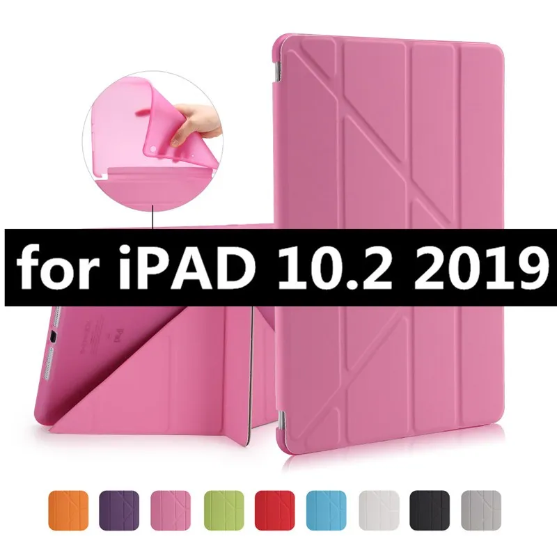 Чехол для ipad Pro 10," Air 3/ipad 10,2 защитный чехол-подставка для Apple ipad 7 7th 10,2" A2200 A2198 A2197 чехол для планшета - Цвет: pink 10.2