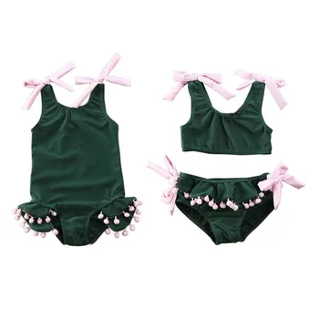 

Pudcoco US Stock New Fashion 1-6 years Summer Toddler Baby Girl Swimwear Bikini Set Beach Wear Swimsuit Bathing Suit