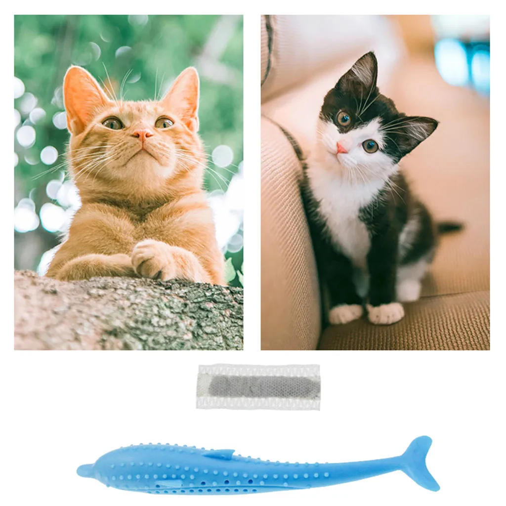 Милая игрушка для кота, Мягкая силиконовая мята, рыбка, кошка, игрушка для домашних животных, Силиконовый грызунок, граммы для домашних животных, игрушка 16,7x2,5 см, Прямая поставка#92543