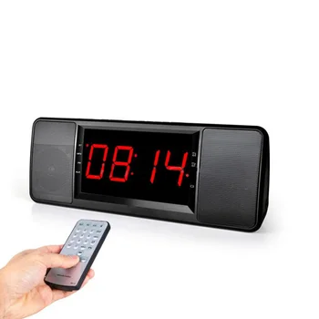 

Remote Control Bluetooth Speaker FM Radio Handfree Deep Bass Wireless Speaker With LED Display Mic TF Card USB Player