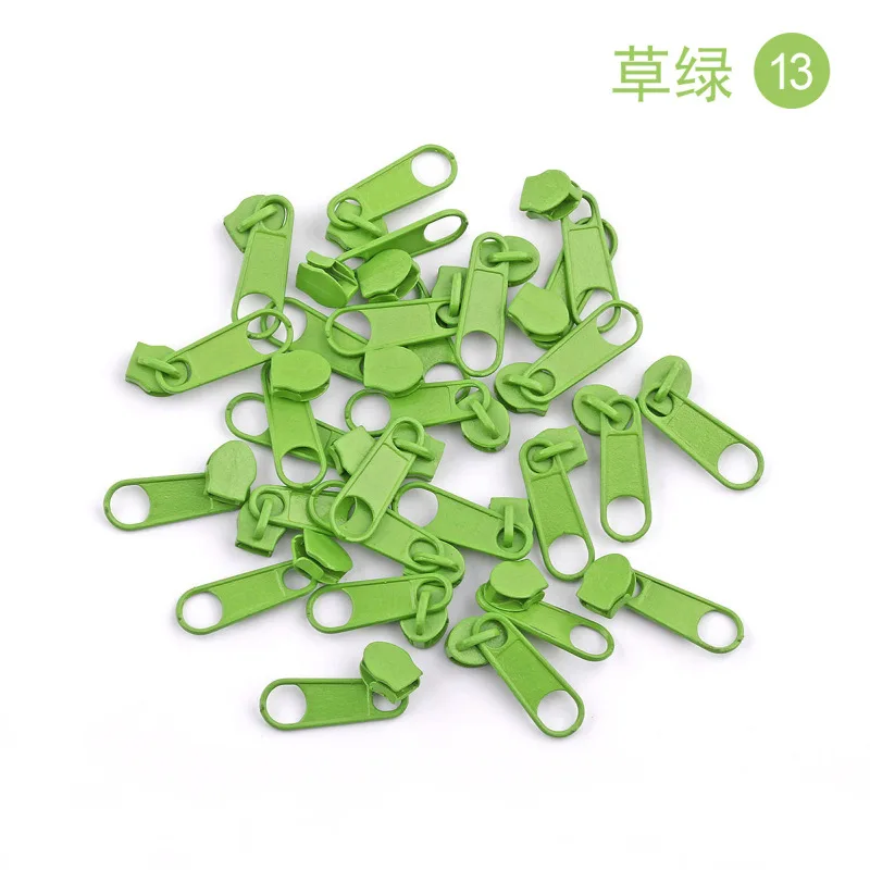 100 шт 3# нейлоновые бегунки на молнии DIY бегунки на молнии для сумок для одежды Домашний текстиль Швейные портновские аксессуары