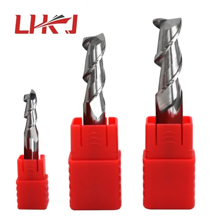

45-Degree 2 Blade Flat lv yong dao Aluminium Alloy Milling Cutter Tungsten Steel Hard Alloy CNC End Milling Machine Keyway