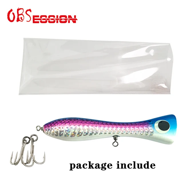 65g90g120g140g Trolling Wood Stickbait Pencil Popper Tuna Boat Fishing Lure Topwater Long Casting Wobbler Carp Artificial Leurre 8