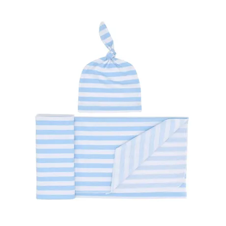 Детская накидка для новорожденных от 0 до 12 месяцев, Хлопковая полосатая шапочка для полотенец с игрушками для малышей, спальные мешки для младенцев - Цвет: Type 4