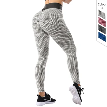Women High Waist Leggings No See Through Thick Fitness Legging Butt Lift Seamless Legins Workout Gym Scrunch Booty Push Up Pants