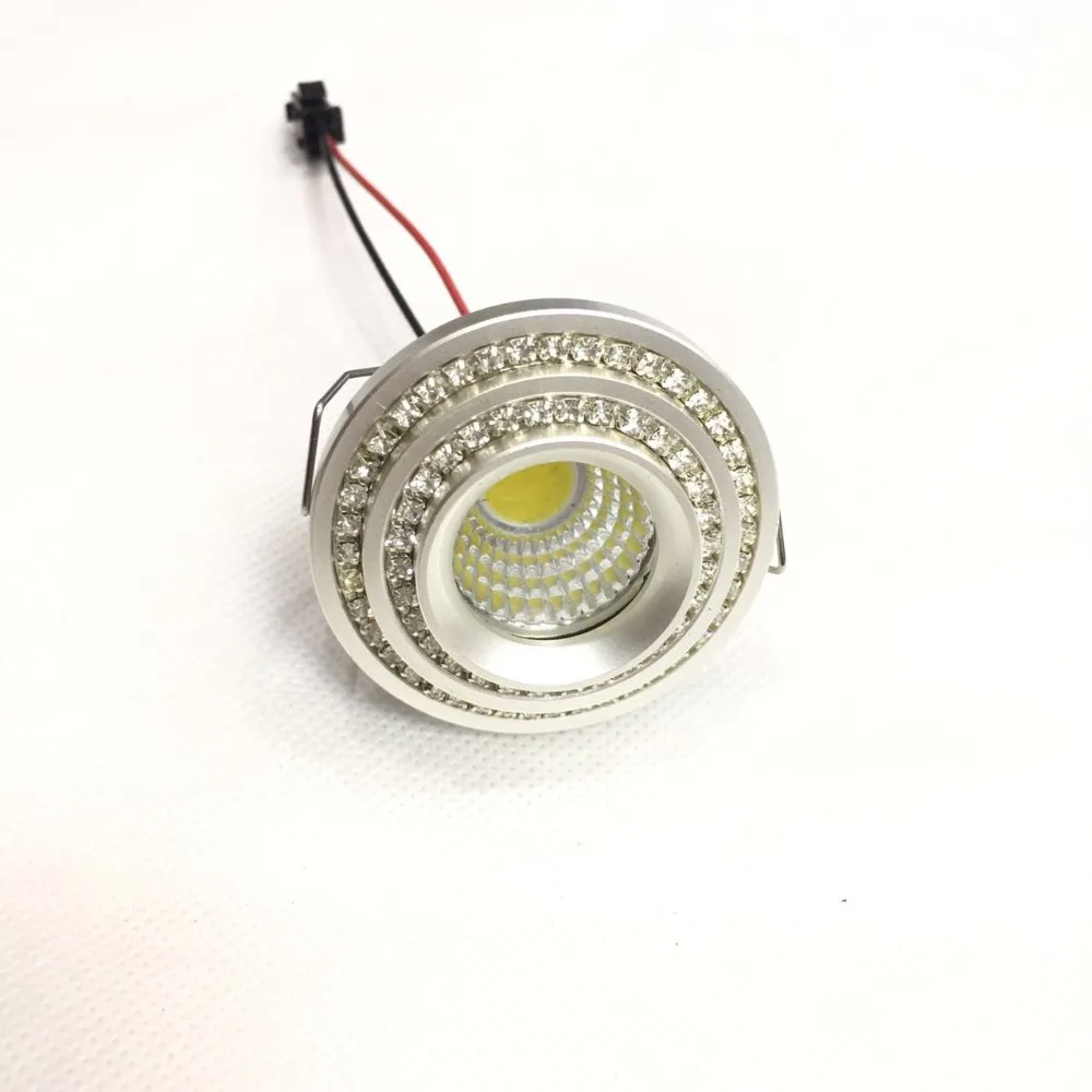 10 единиц 3 W светодиодный мини Einbauleuchte круглым verstellbarer пятно Deckenlampe 220 V светодиодный-Schrankleuchte