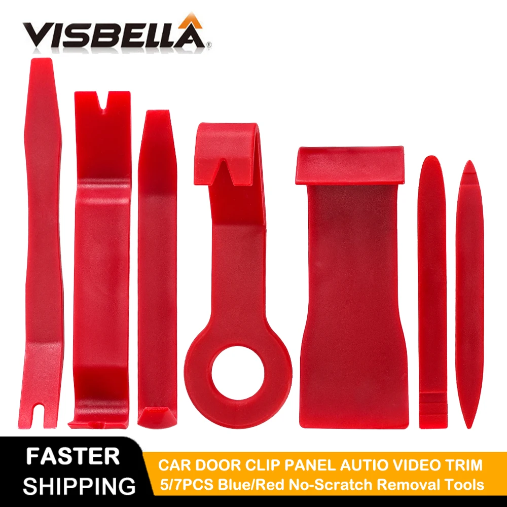 

5/7Pcs Car Audio Door Clip Panel Trim Install Removal Kit for Car Dash Door Window Molding Fastener No-Scratch Remover Hand Tool