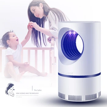 

Dropshipping Mosquito killer Mosquito Lamp USB power Photocatalysis Mute Radiationless Insect killer Flies trap lamp Suitable