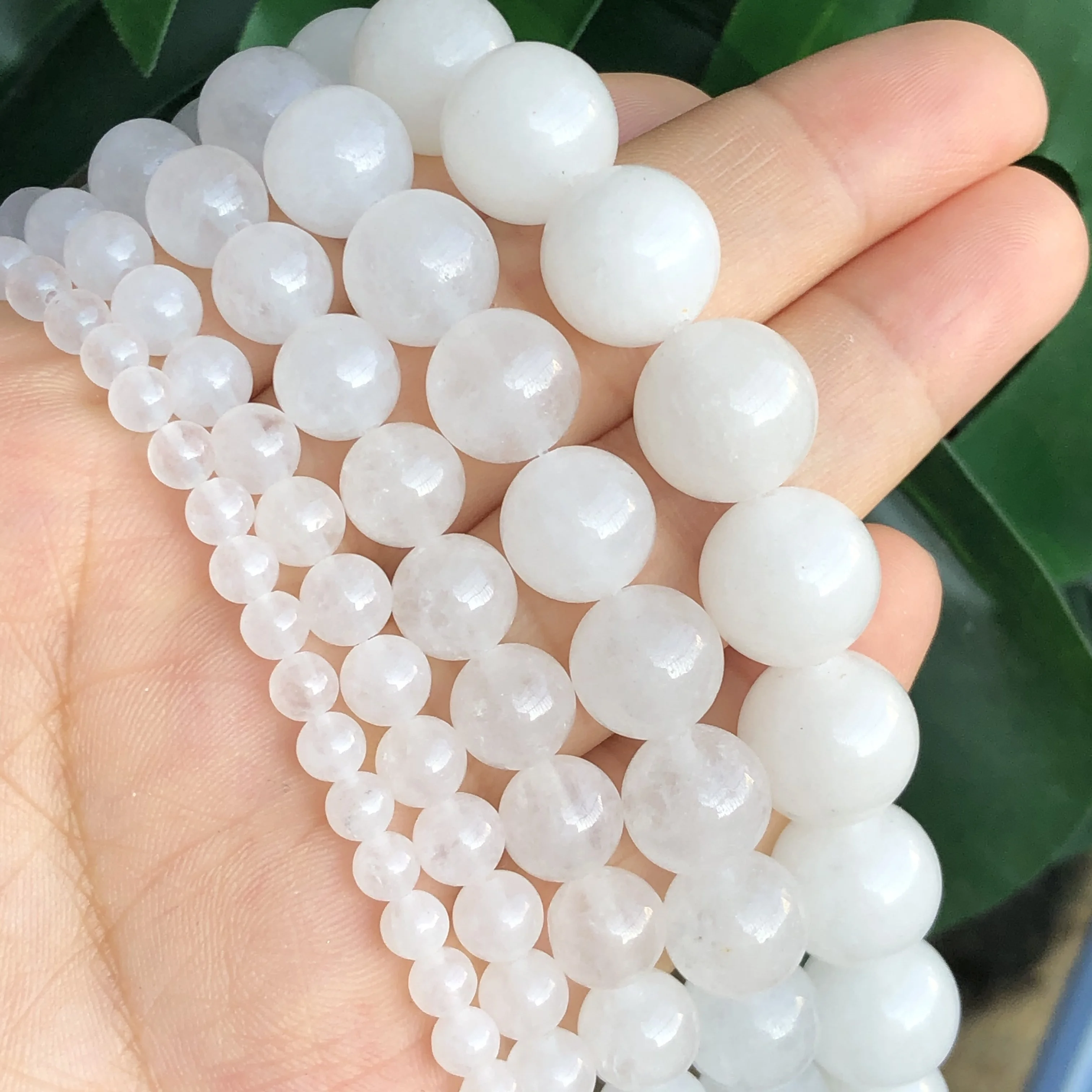 Perline Di Pietra Naturale Tridacna Pietra Perline Rotonde - Foto 9