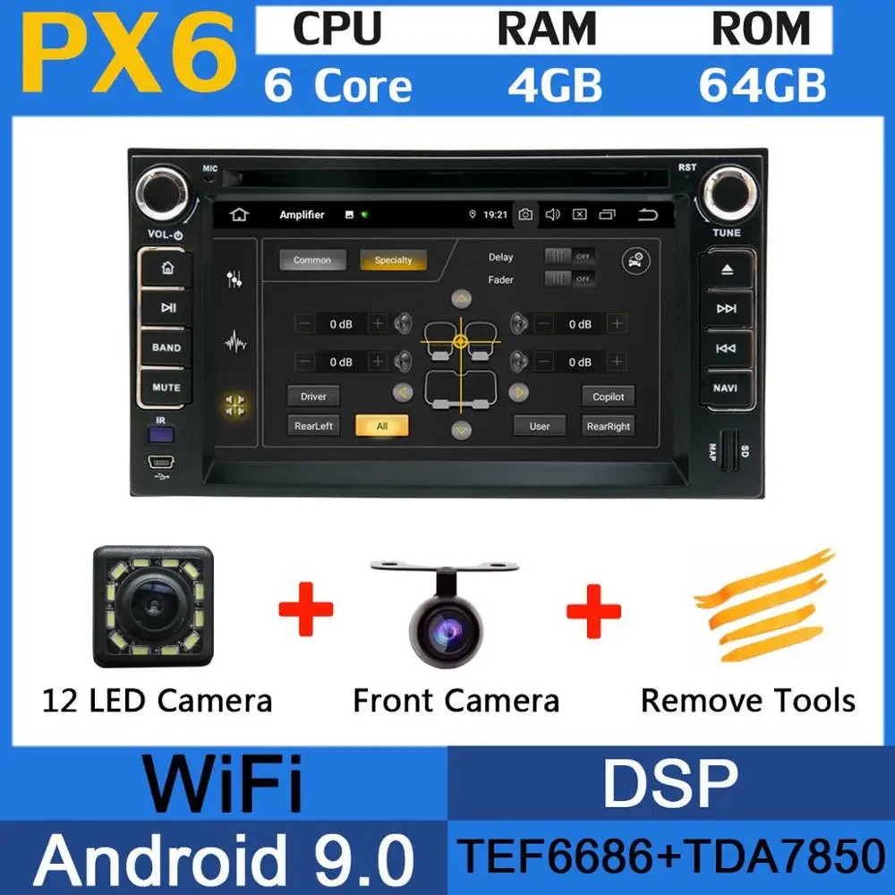 PX6 Восьмиядерный 4G+ 64G Android 9,0 5 USB автомобильный DVD для Kia Picanto Magenta LOTZE Carnival R Grand Carnival VQ автомобильный Радио gps - Цвет: PX6