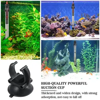 

10Pcs Aquarium Sucker Suction Cup for Air Line Pipe Tube Wire Holder Black