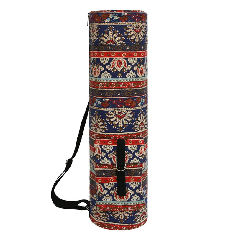 Yoga Bag Canvas Yoga Mat Bag European style Gym Mat Backpack Waterproof Pilates Case Bags Carriers 68*18cm