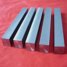 Tige carrée en titane de Grade 2, haute intensité, pureté TA2 Ti Bar L:50cm/20"