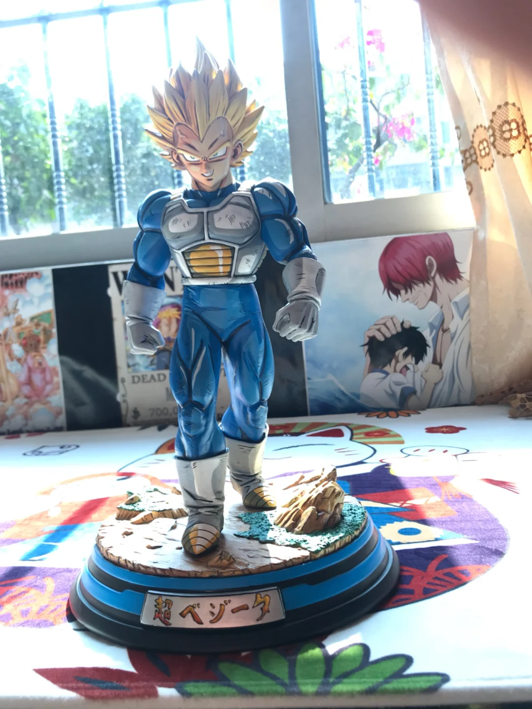 Модель вееров Dragon Ball Z super saiyan 2 Вегета GK статуя смолы фигурка для коллекции